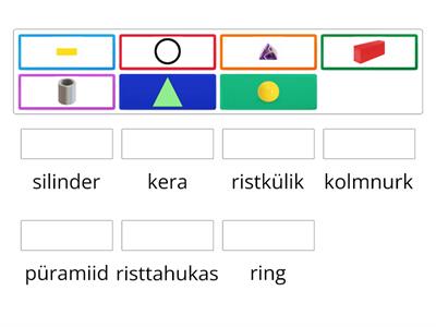 Geomeetrilised kujundid 2. klass