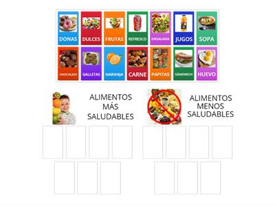 CATEGORÍAS DE ALIMENTOS 