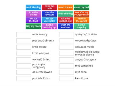 Brainy 5 u.4  basic words (chores)