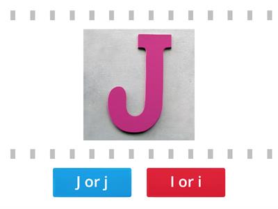 letter j or i
