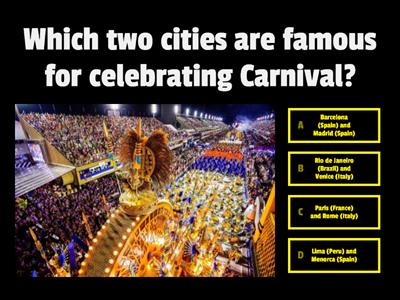 Carnival Facts