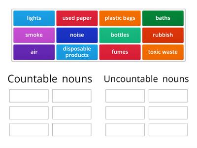 Save our Earth2 (Countable/ uncountable nouns2)