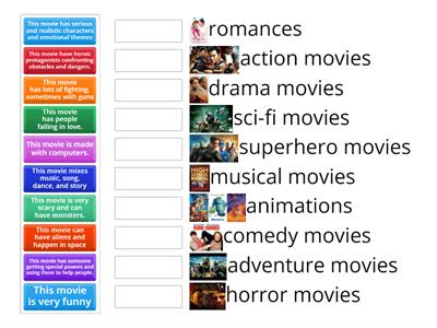 Movies genre - Year 5