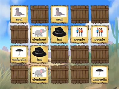 Memory game - The Mixed-up Chameleon - part 2 - MEIE