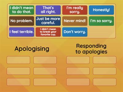 Wider Wold 2 U 3.6 Apologising and responding to apologies