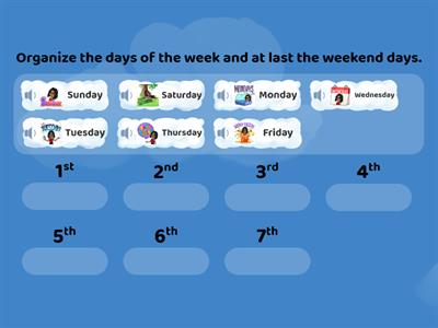 Days of the week!