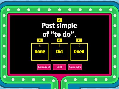 Irregular verbs