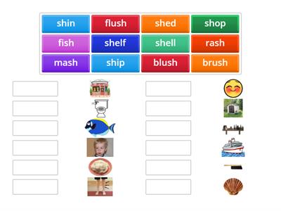 IC Unit 11 /sh/ - match the words