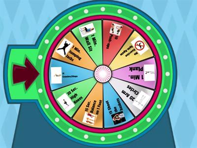 AR Spin the Wheel Fitness 