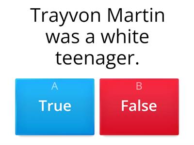 3e Trayvon Martin quiz
