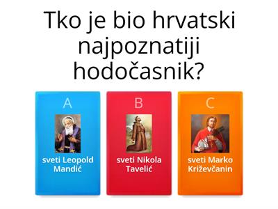 Kviz-hrvatski sveci i svetišta