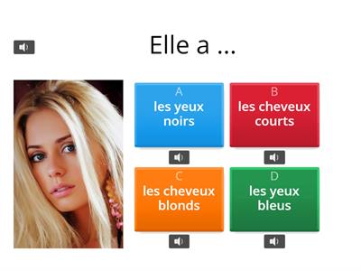 Comment est-il ? Elle est comment ? Est-ce qu’elle est jolie ? Quelle est la couleur de ses yeux?