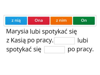 Polski jako obcy - zaimki osobowe w narzędniku