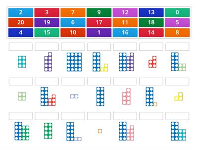 Numicon Number Recognition 11-20 Match up