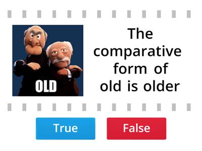 Comparatives - short adjectives