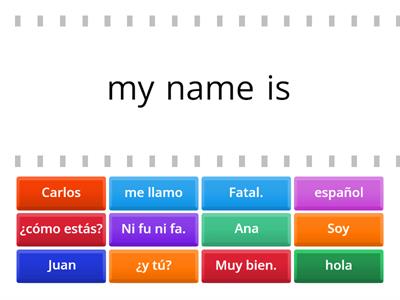 Hola - first steps in Spanish