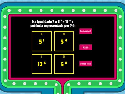 🌞Multiplicação e Divisão de Potências