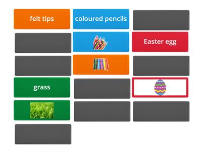Paper Easter Egg - Matching pairs