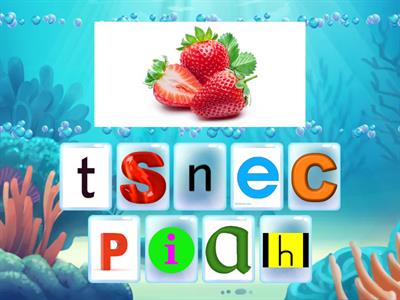 LETTER SOUNDS  recap-Click on the beginning sound  letter for the given pictures 
