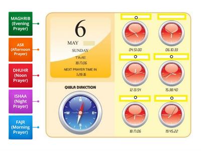 Find the correct Salah times!