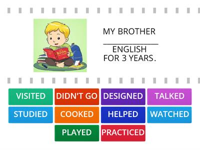 SIMPLE PAST REGULAR VERBS