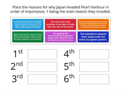 Why did Japan invade?