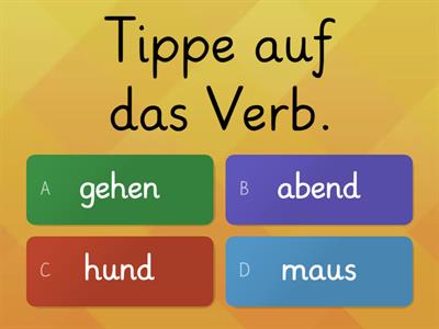 Finde das Verb