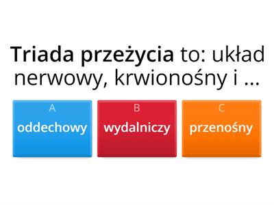 Zaznacz właściwą odpowiedź: