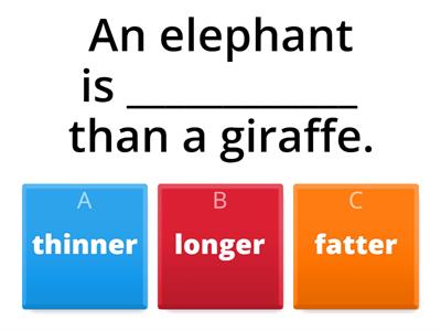 Comparative Adjectives