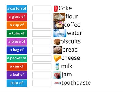 Food containers - match 10