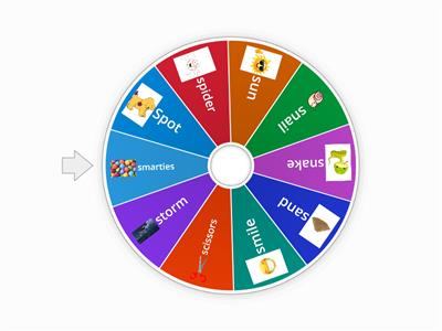 Spin the Spinner - S sound - Jolly Phonics