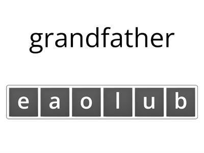 Familia (Anagram)