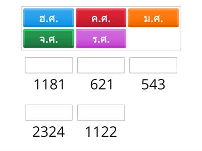 หลักเกณฑ์การเปรียบเทียบศักราช