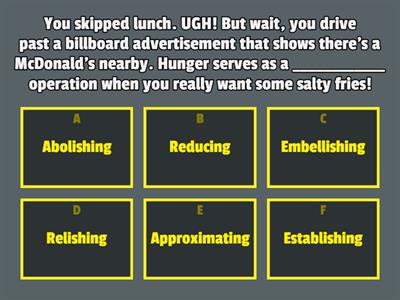 D-Behavior Reduction Quiz