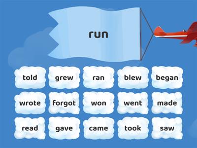 Irregular verbs (past tense)