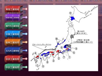 工業地帯・地域の復習