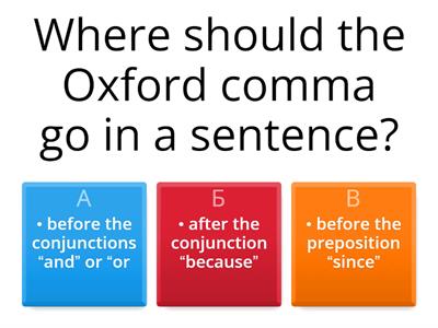 Oxford Comma