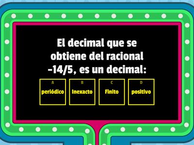 Representación decimal de racionales