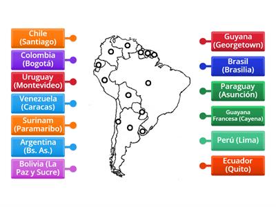 Países y Capitales (América del Sur)