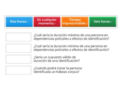 Plazos procedimiento identificación.-