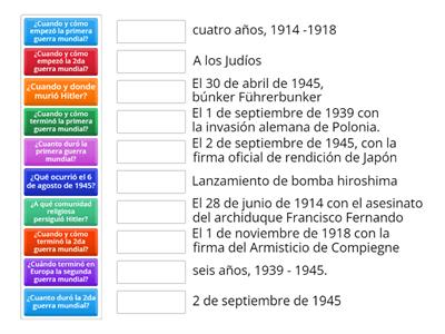 Primera, Segunda Guerra Mundial y Hitler