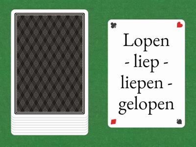 Irregular verbs Dutch cards