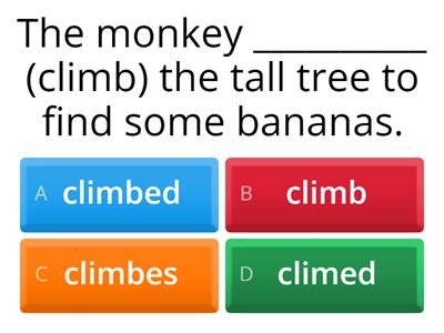 2. Unit 6B - Past simple (affirmative): regular