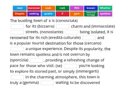 Describing cities and towns