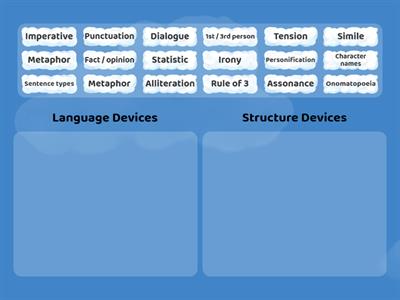 Language and structure devices