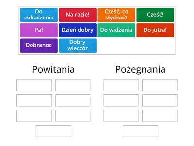 Polski jako obcy - -powitania i pożegnania