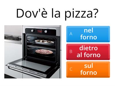  Quiz preposizioni di luogo- dove sono le cose?