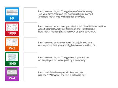 Tax Forms