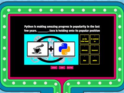 Comparing and contrasting Java vs Python