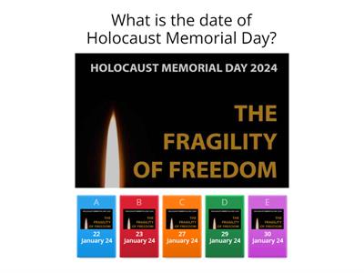Holocaust Memorial Day 2024